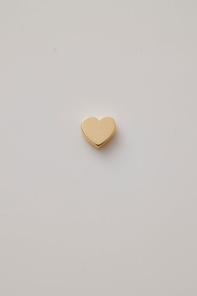 Gold Heart Charm versefinejewellery.com