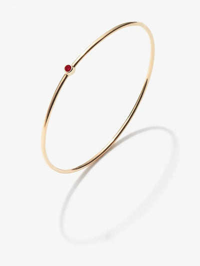 Verse-Fine-Jewellery-Birthday-Bangle-18-Karat-Solid-Gold-Garnet-Birthstone-January