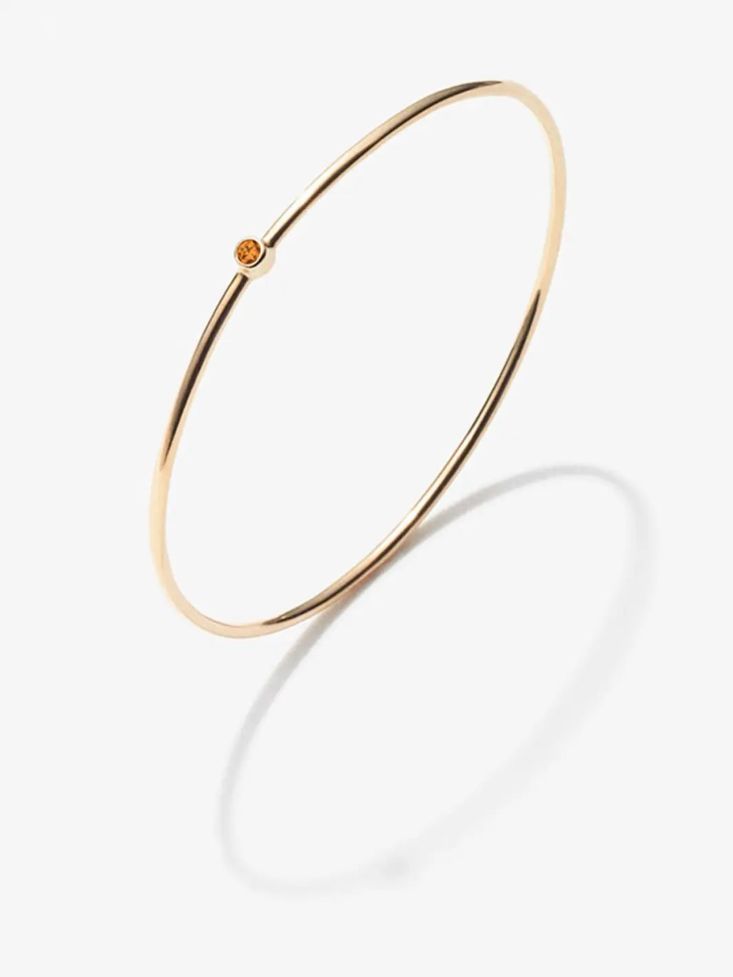 November Birthstone Topaz Bangle in 18k Gold versefinejewellery.com