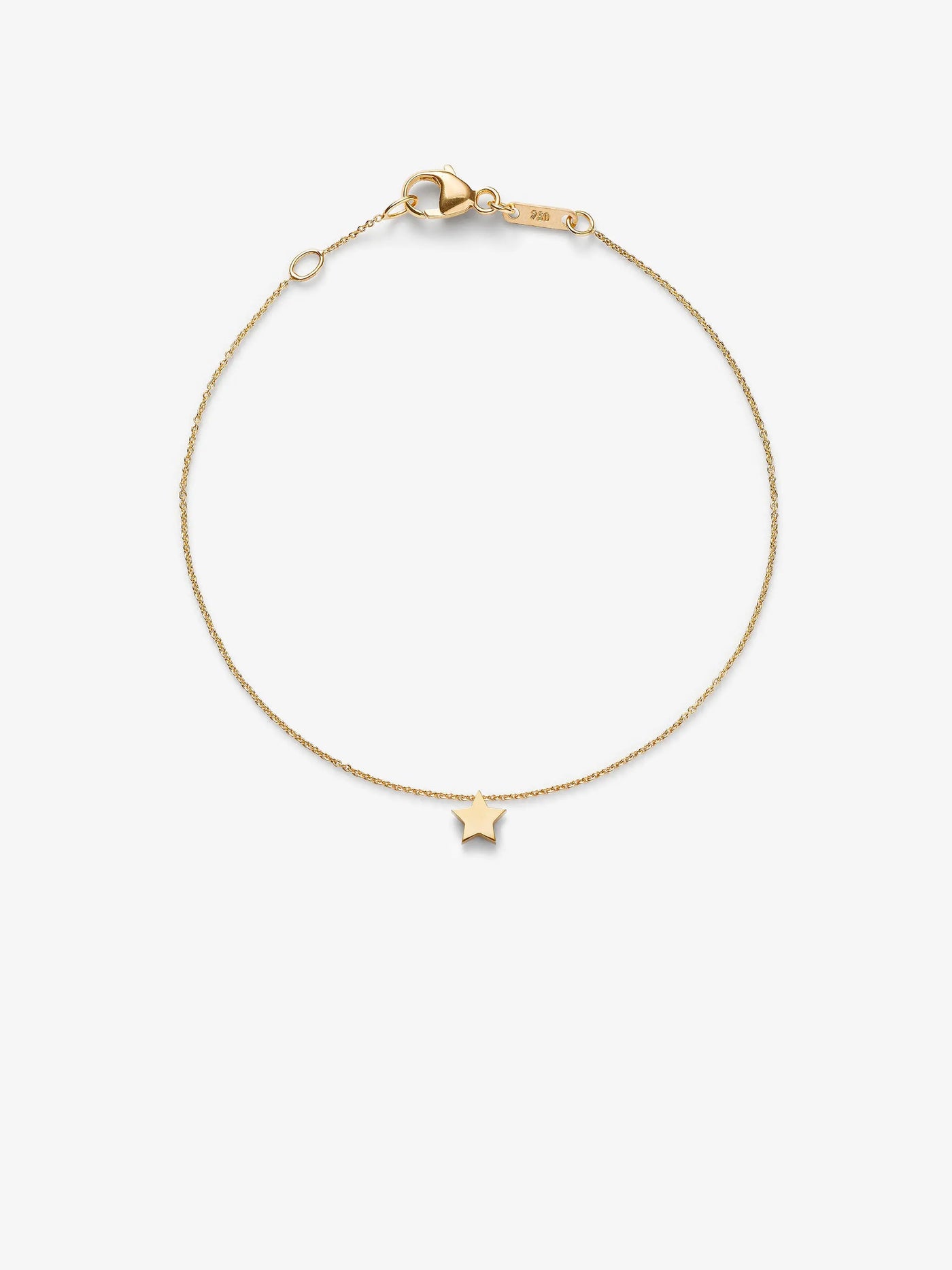 One Star Bracelet in 18k Gold versefinejewellery.com