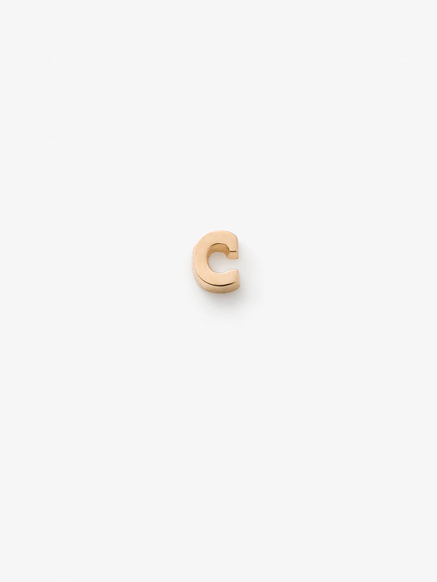 One Letter C in 18k Gold