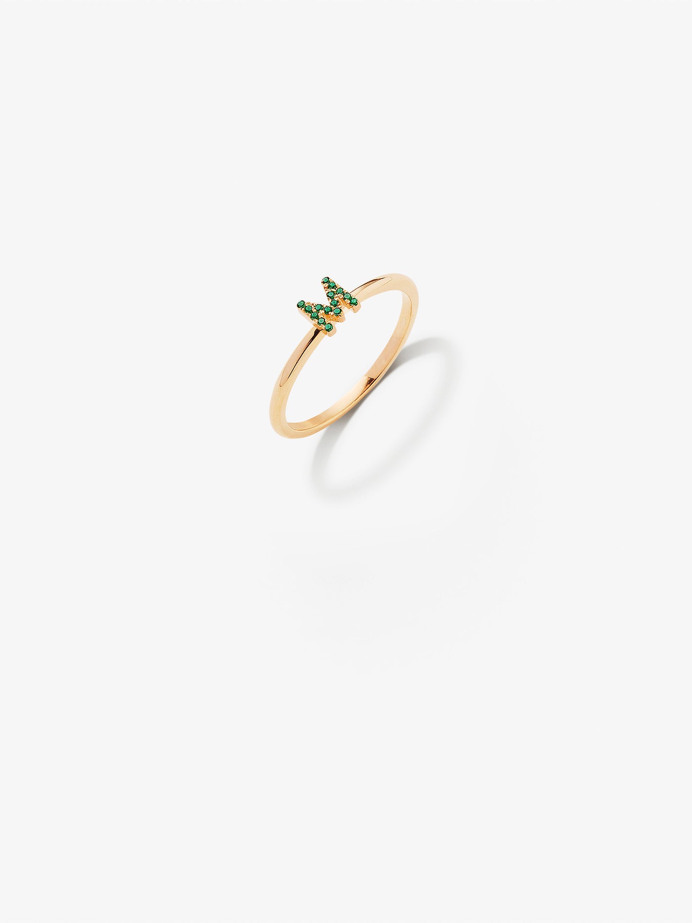 Verse-Fine-Jewellery-Letter-M-Green-Emerald-Ring