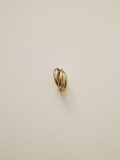 Verse Fine Jewellery-Vintage Gold Interlocking Rings Top View