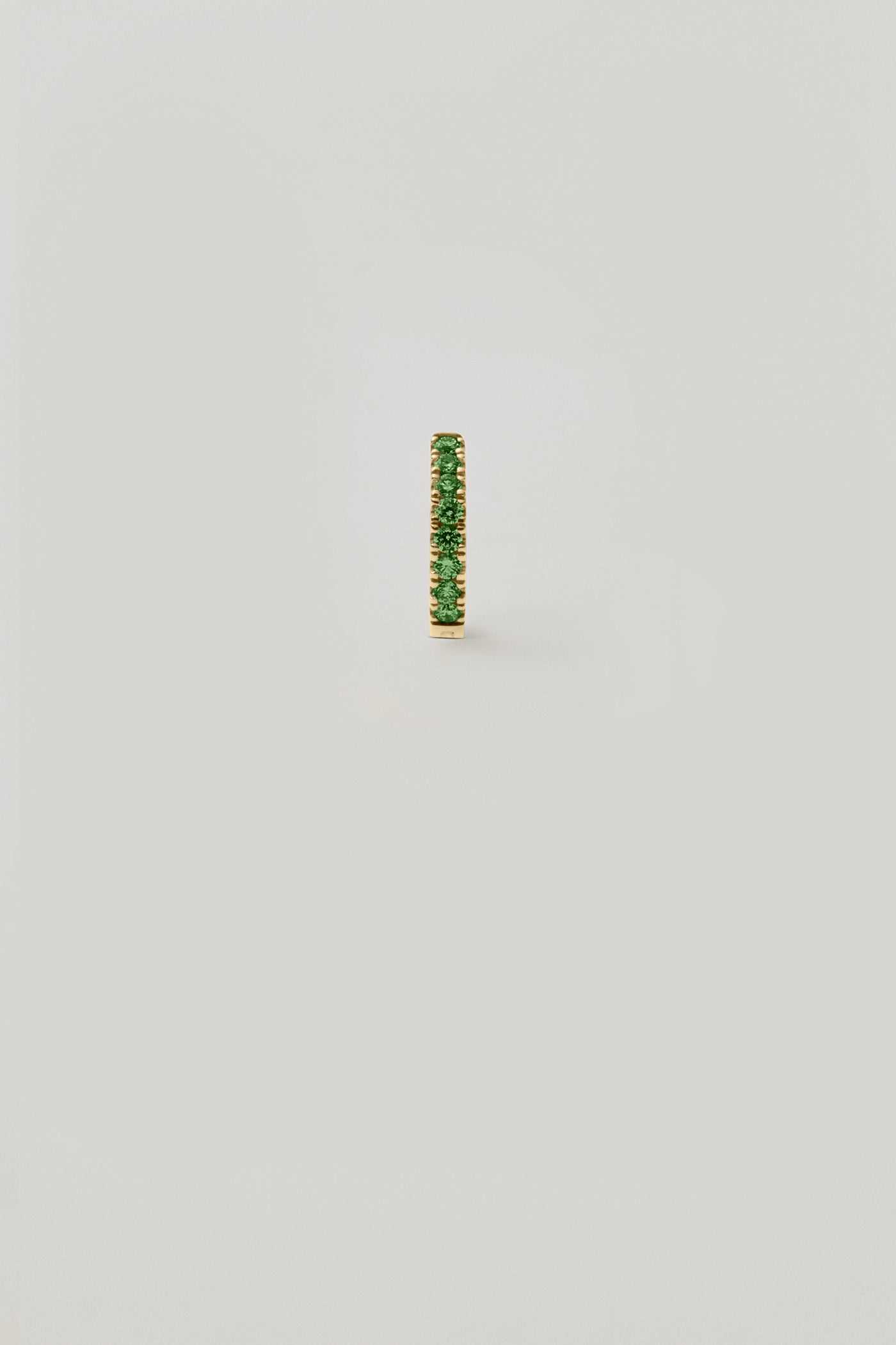 Pavé Tsavorite Huggie