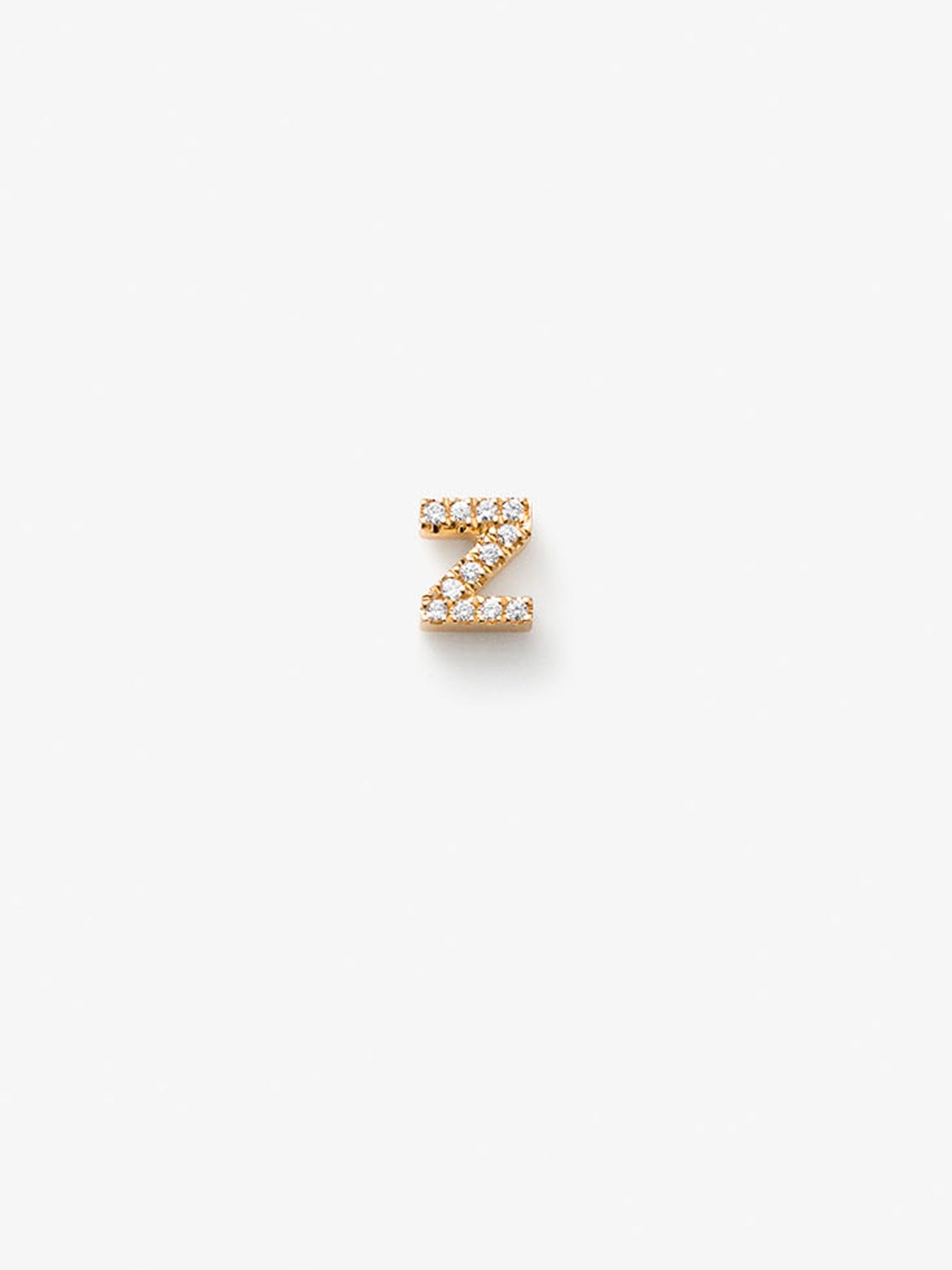 Verse Fine Jewellery Addtional Letter Z Yellow Gold and Diamonds